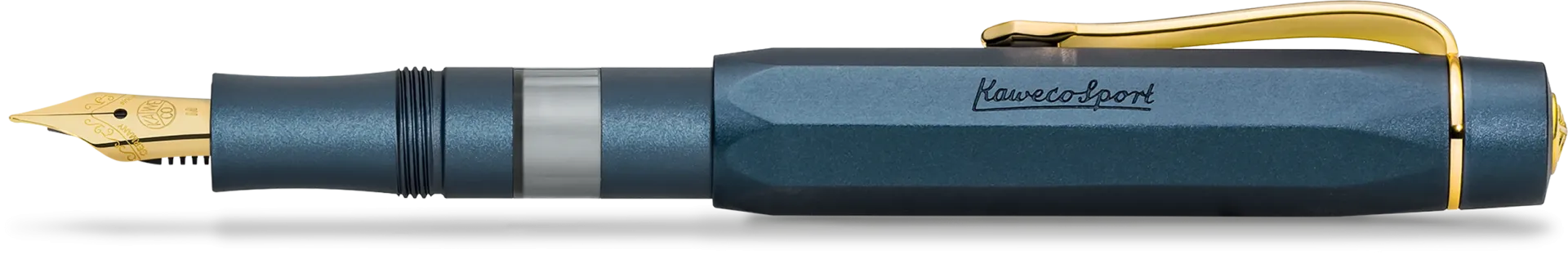 Kaweco PISTON SPORT AL Solo Navy/Gold