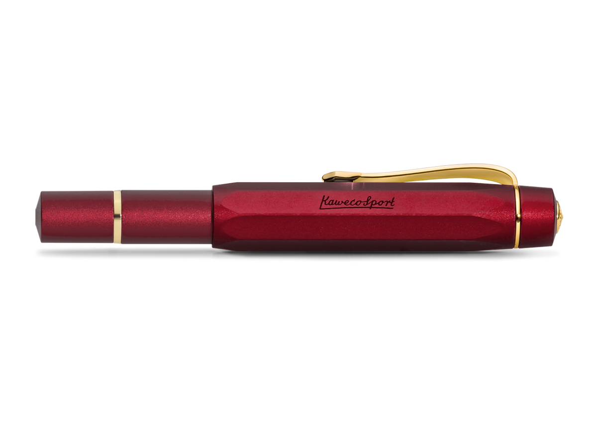 Kaweco PISTON SPORT AL Starter Set Bordeaux/Gold - Image 8